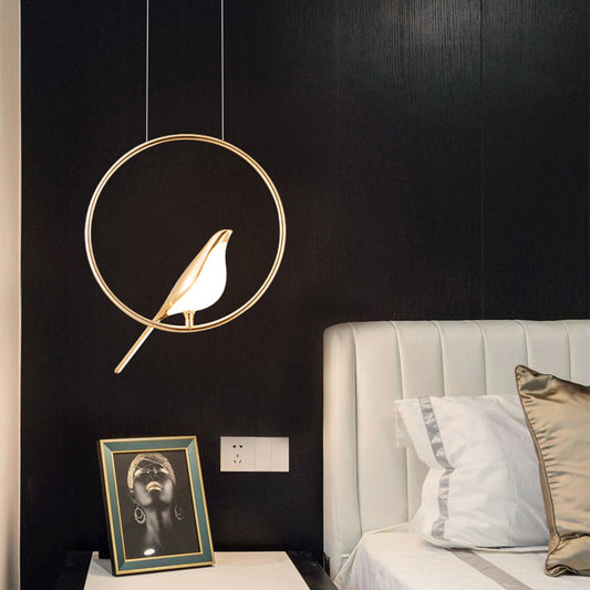 Modern Minimalist Bird Chandelier