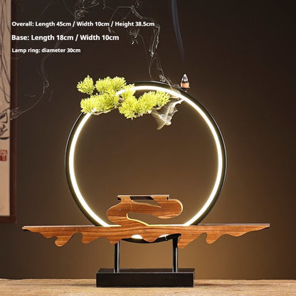 Backflow Incense Ornaments Wrought Iron Night Light