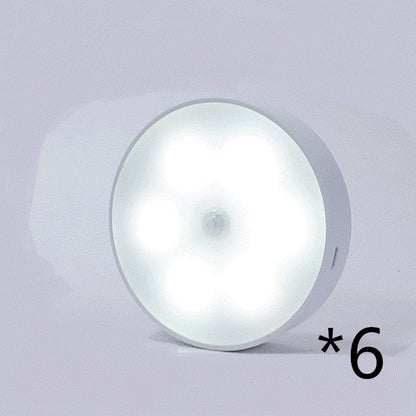 Smart Motion Detection Light - Motion Sensor Round Wireless LED Puck Light