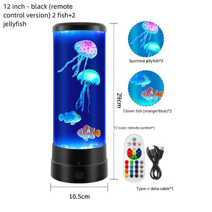 Color-Changing Jellyfish Night Lamp – Create a Mesmerizing Home Atmosphere