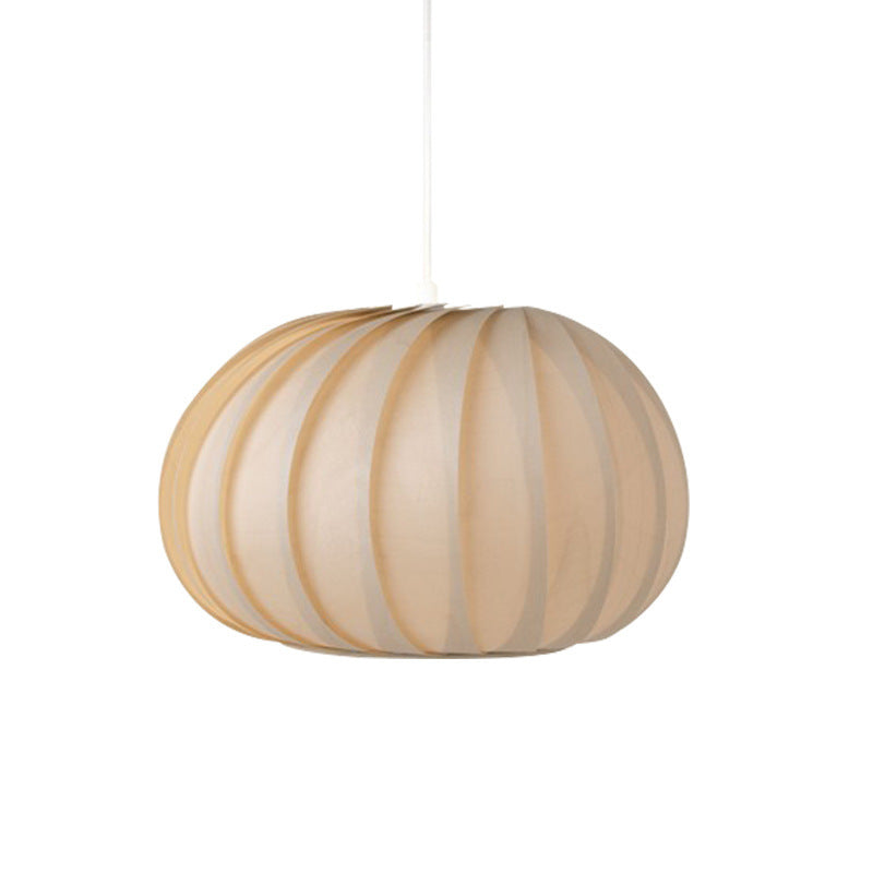 Vintage Japanese Style Pumpkin Lantern Chandelier – A Nordic Twist for Your Space