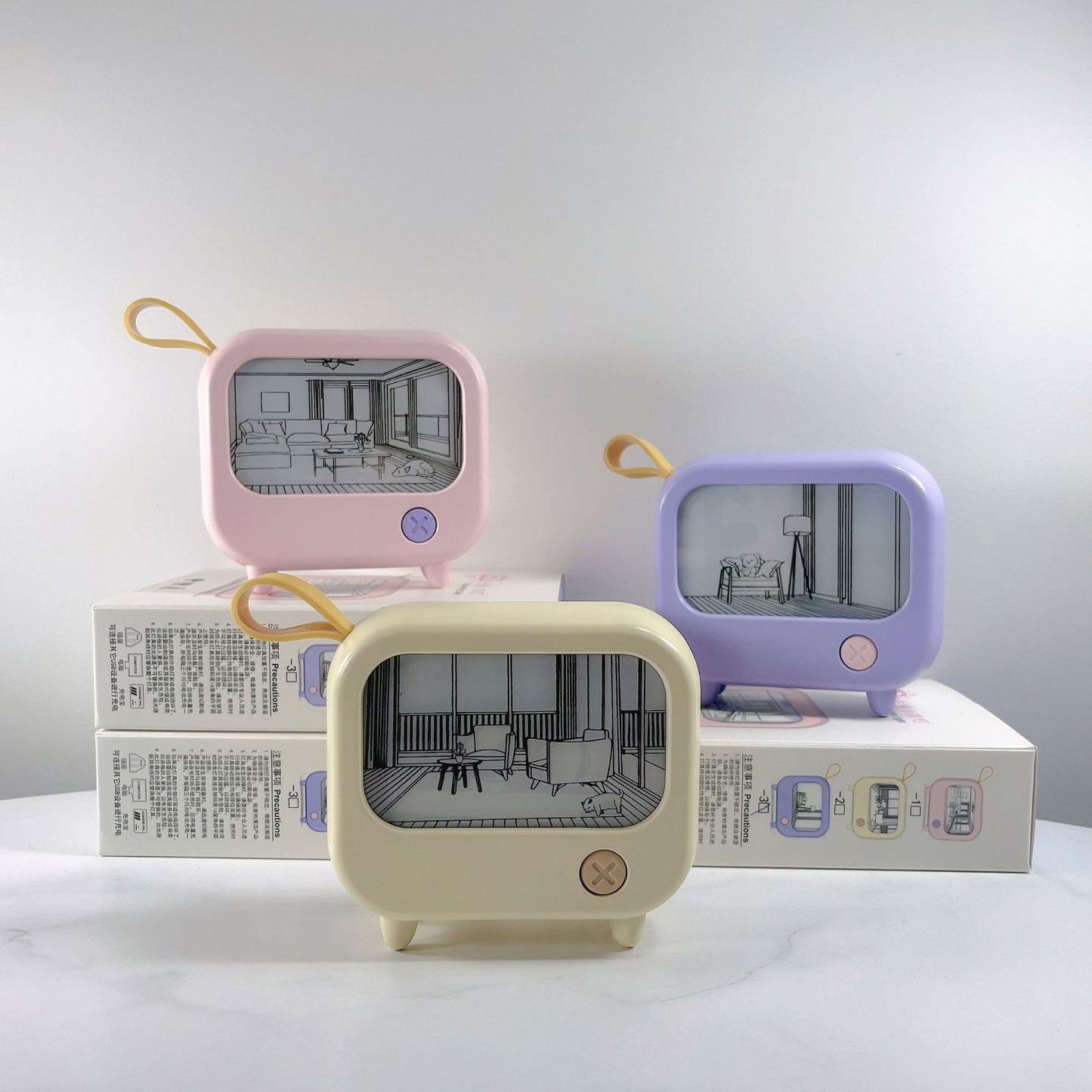 Japanese Style Mini TV Night Lamp – Nostalgic and Creative Flair