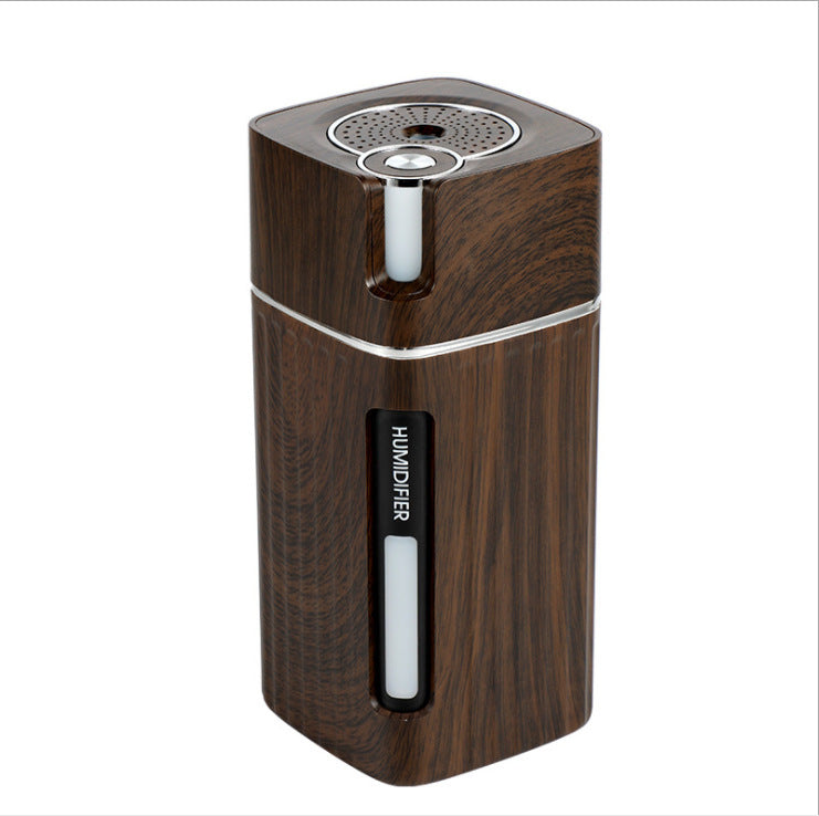 Wood Grain Humidifier - Soothing Night Light