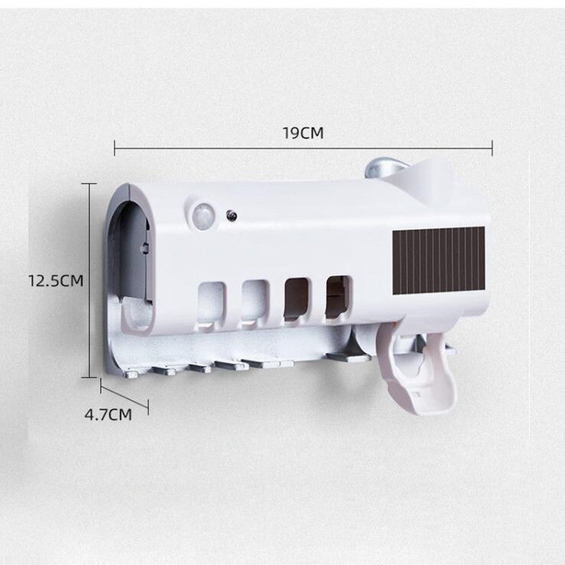 Smart Toothbrush Sterilizer & Automatic Toothpaste Dispenser