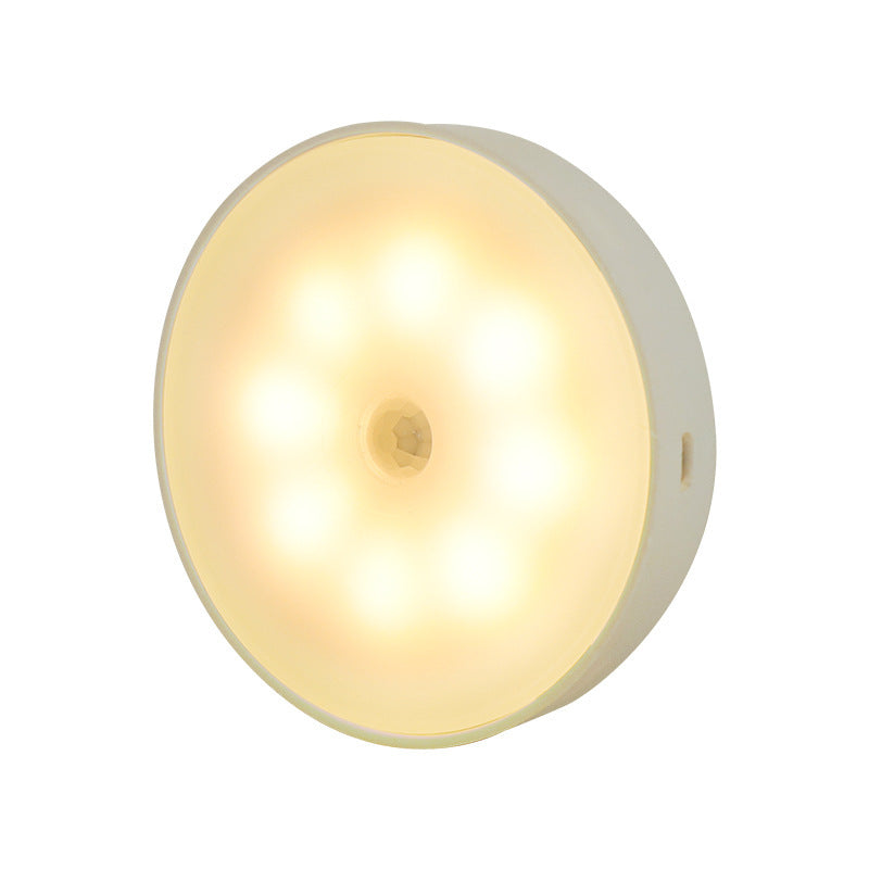 Smart Motion Detection Light - Motion Sensor Round Wireless LED Puck Light