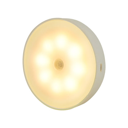 Smart Motion Detection Light - Motion Sensor Round Wireless LED Puck Light