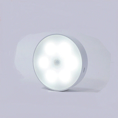 Smart Motion Detection Light - Motion Sensor Round Wireless LED Puck Light