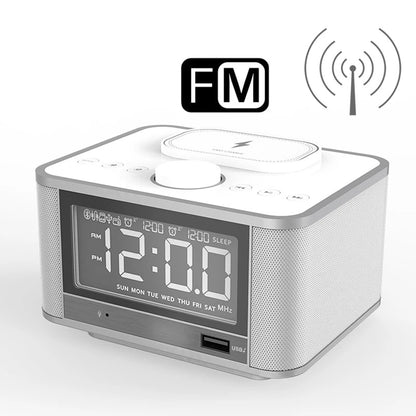 Usb Wireless Phone Charging Alarm Clock Radio