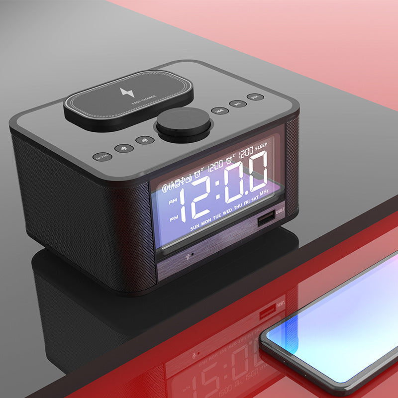 Usb Wireless Phone Charging Alarm Clock Radio