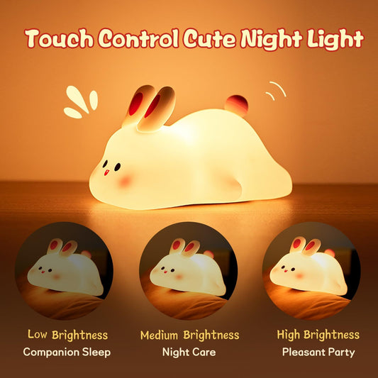 Cute Silicone Night Light – Soft, Safe, and Fun