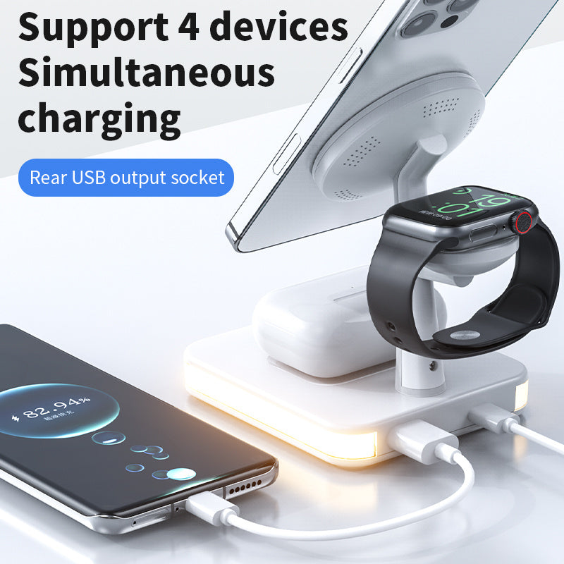 4-In-1 Magnetic Wireless Charger Stand