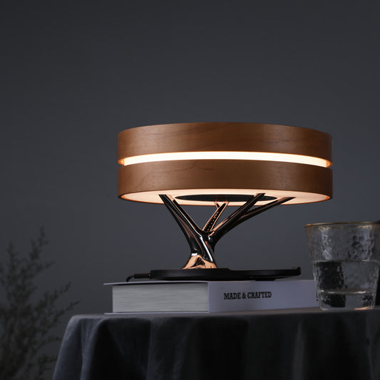 Elegant Night Light with Intelligent Bluetooth Speaker & Wireless Charging