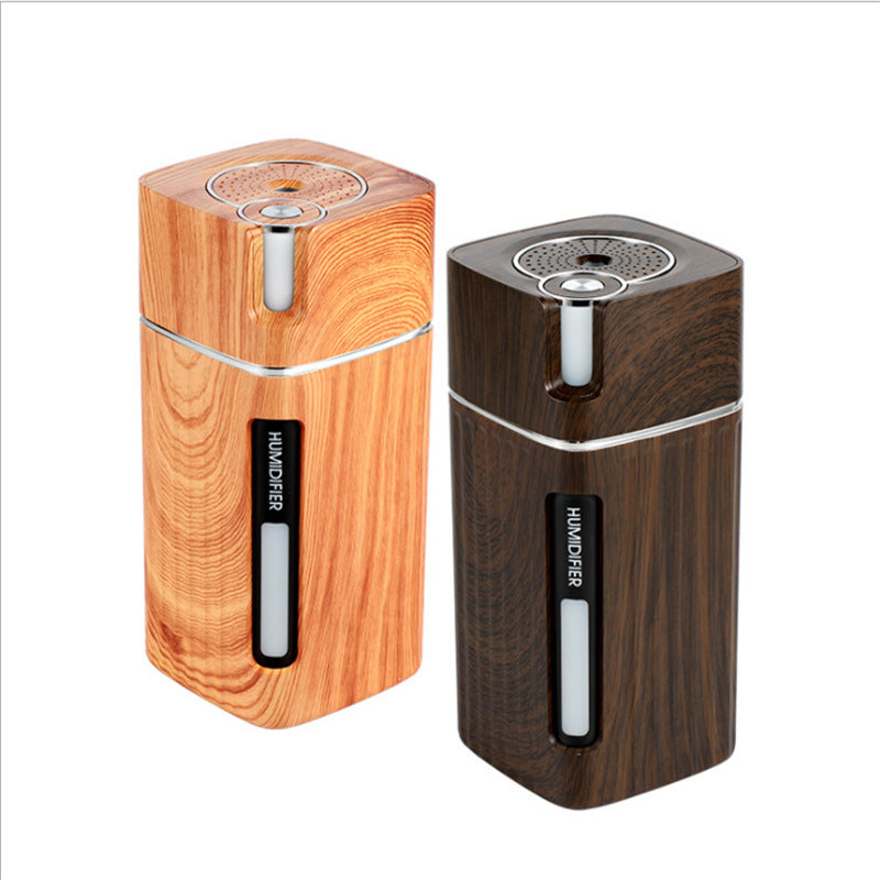 Wood Grain Humidifier - Soothing Night Light