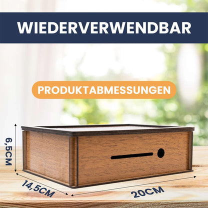 Modern Wooden Coin Bank