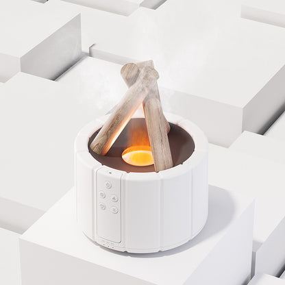 Simulated Flame Aromatherapy Humidifier – Fragrance Diffusion