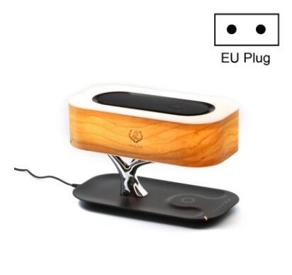 Elegant Tree Light Table Lamp with Bluetooth Speaker & Wireless Charging