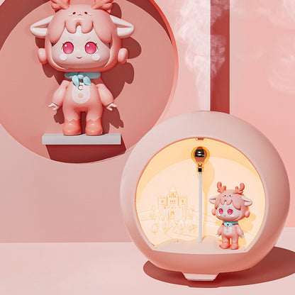 Humidatoons Cute Cartoon Lion Figure Globe Humidifier