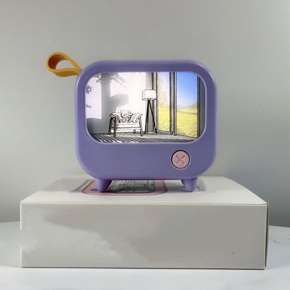 Japanese Style Mini TV Night Lamp – Nostalgic and Creative Flair