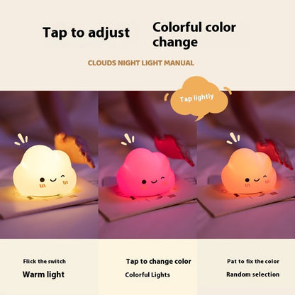 Cloud Silicone Bedside Lamp – Soft Glow for a Cozy Ambiance