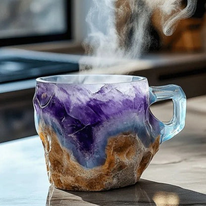 Mineral Crystal Coffee Mugs – A Perfect Blend of Elegance and Functionality