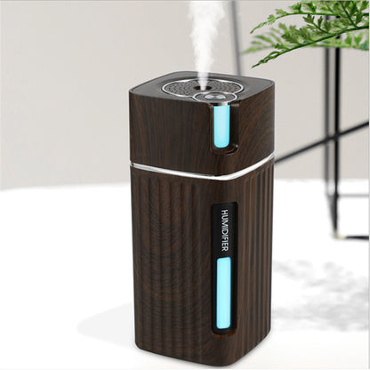 Wood Grain Humidifier - Soothing Night Light