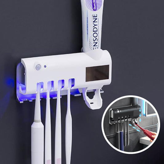 Smart Toothbrush Sterilizer & Automatic Toothpaste Dispenser