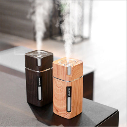 Wood Grain Humidifier - Soothing Night Light