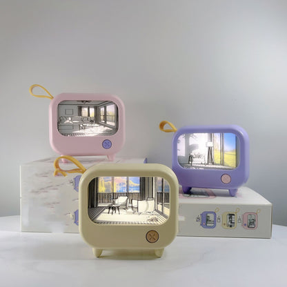 Japanese Style Mini TV Night Lamp – Nostalgic and Creative Flair