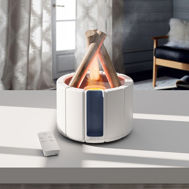 Simulated Flame Aromatherapy Humidifier – Fragrance Diffusion