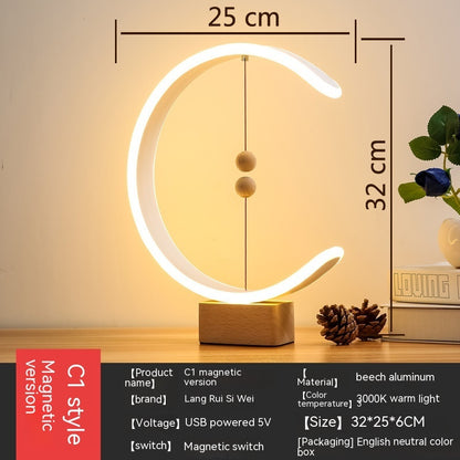 Minimalist Modern Table Lamp - Magnetic Controlled