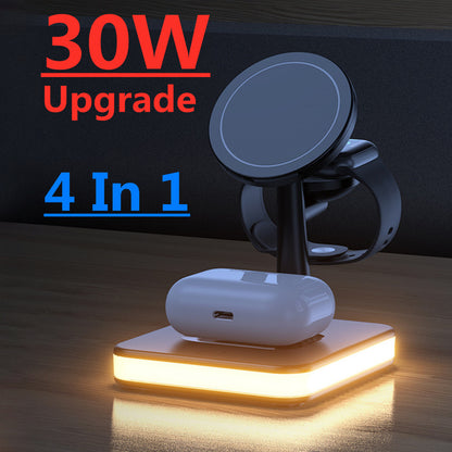 4-In-1 Magnetic Wireless Charger Stand