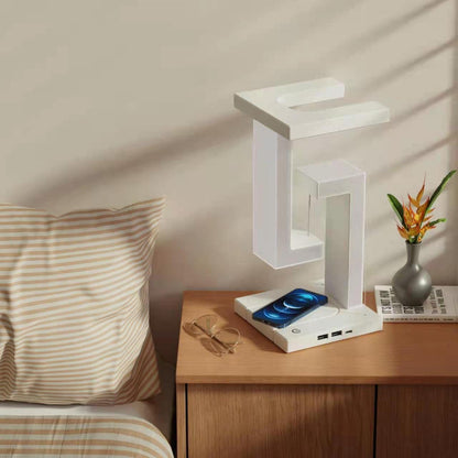 Wireless Charging Night Lamp – Stylish, Functional, and Space-Saving