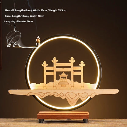 Backflow Incense Ornaments Wrought Iron Night Light