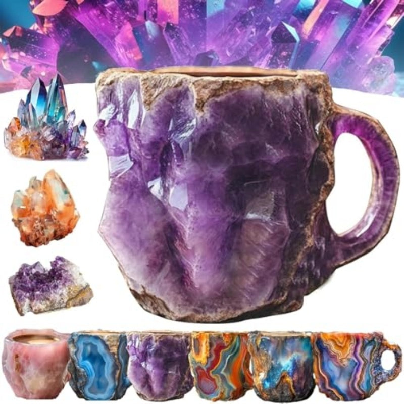 Mineral Crystal Coffee Mugs – A Perfect Blend of Elegance and Functionality