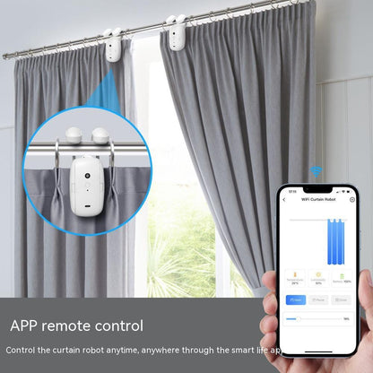 Wifi Curtain Robot Smart Home Roman Rod Electric Curtain Companion