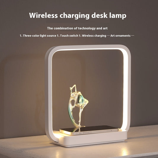 Atmosphere Table Lamp Mobile Phone Wireless Charger Small Night Lamp