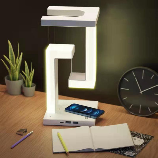 Wireless Charging Night Lamp – Stylish, Functional, and Space-Saving