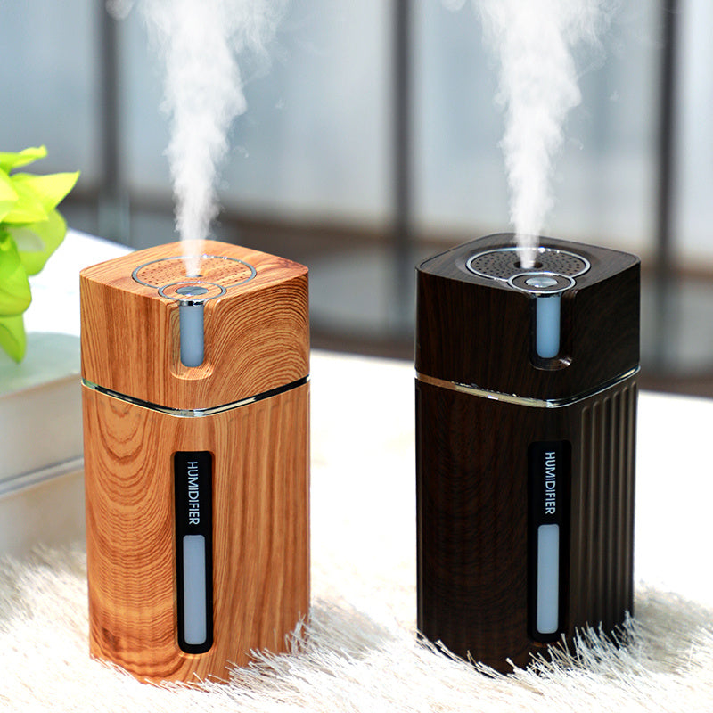 Wood Grain Humidifier - Soothing Night Light