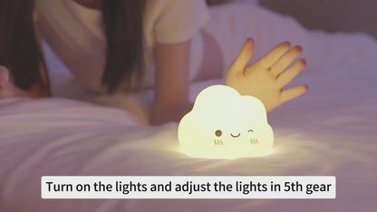 Cloud Silicone Bedside Lamp – Soft Glow for a Cozy Ambiance